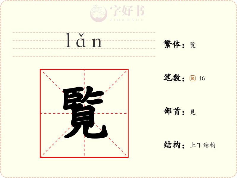 覧