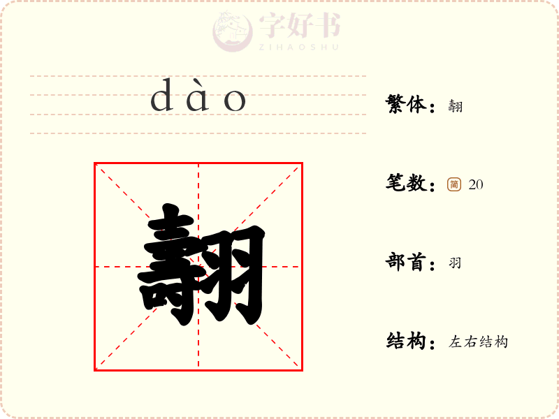翿
