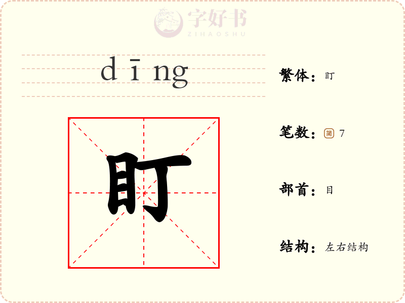 盯