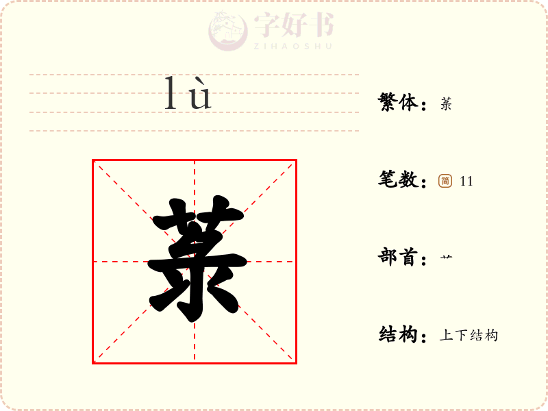 菉