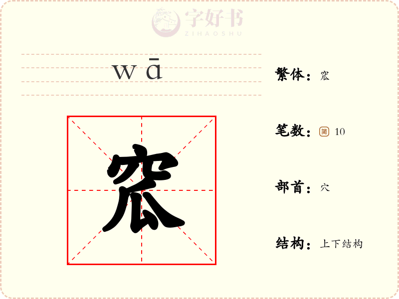 窊