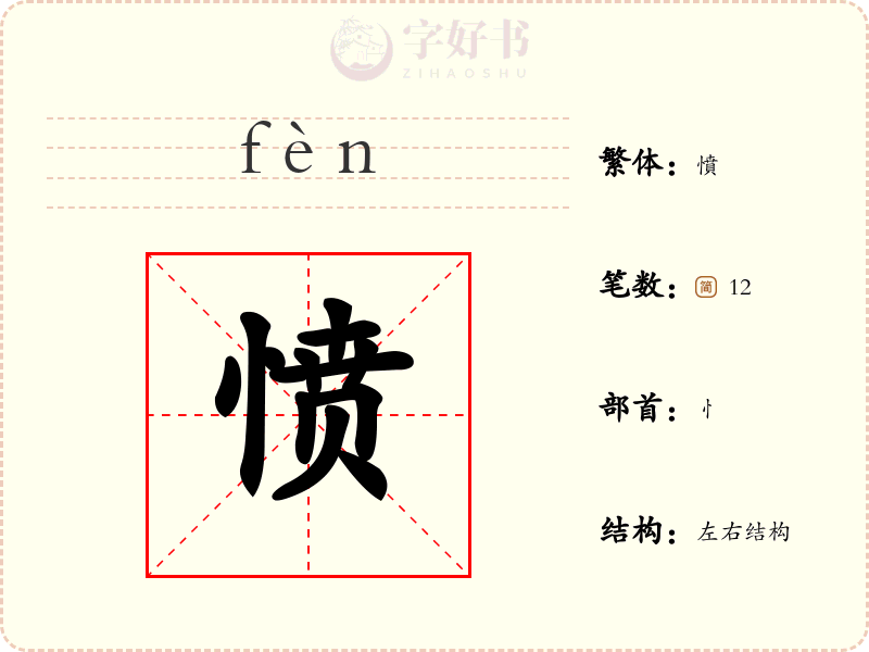 愤