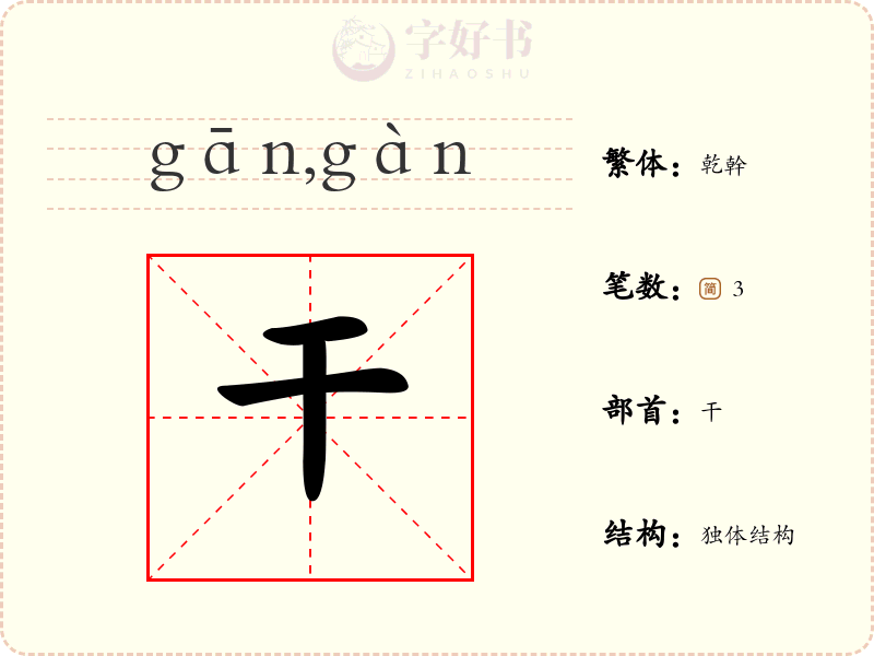 干
