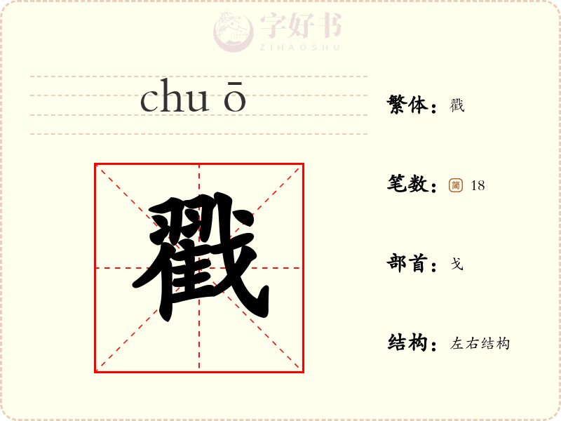 戳