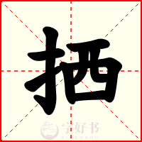 拪