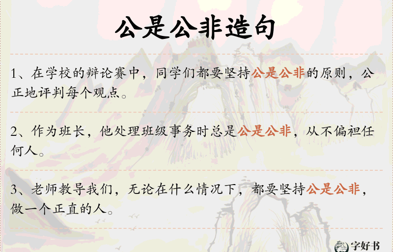 公是公非