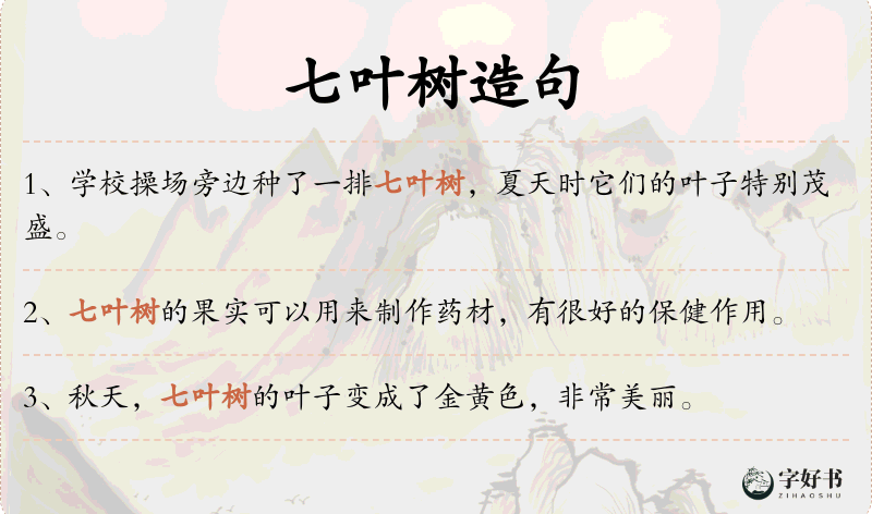 七叶树