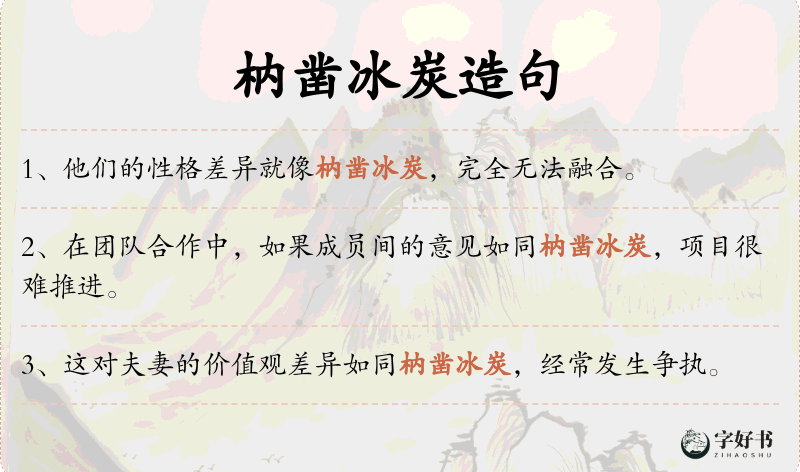 枘凿冰炭