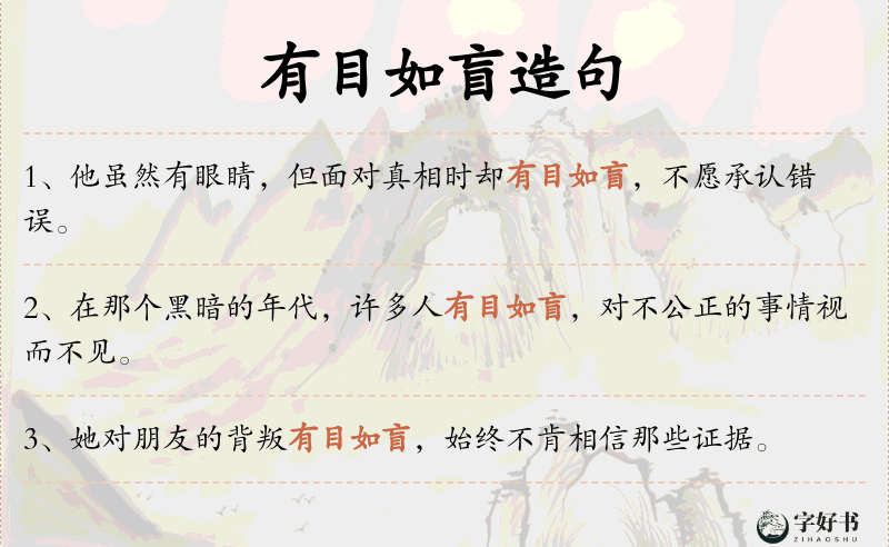 有目如盲