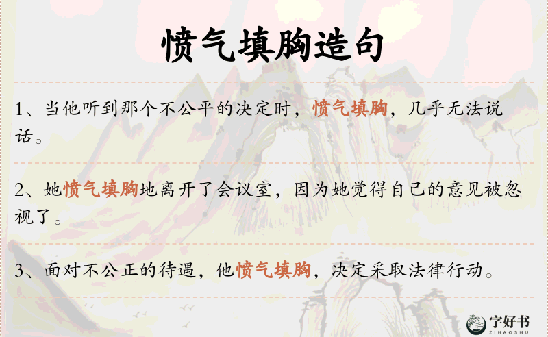 愤气填胸