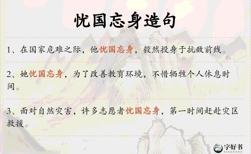忧国忘身