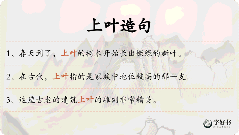 上叶