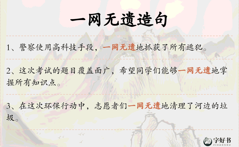 一网无遗