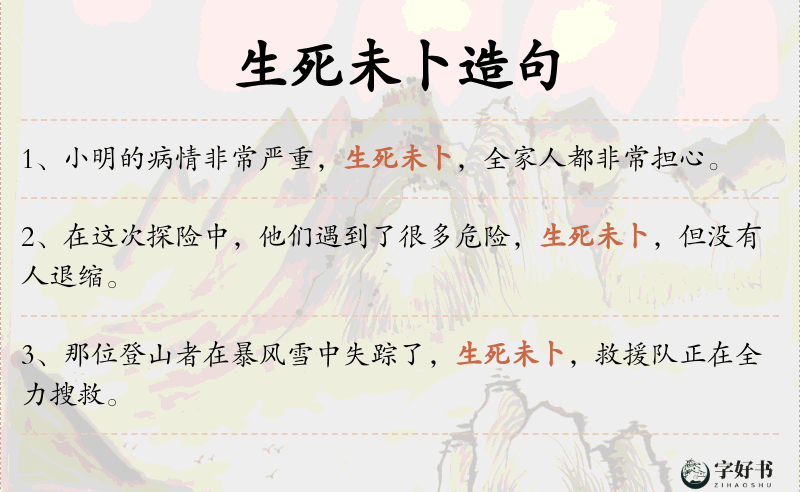生死未卜