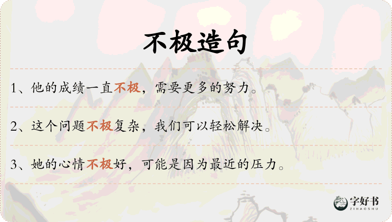 不极