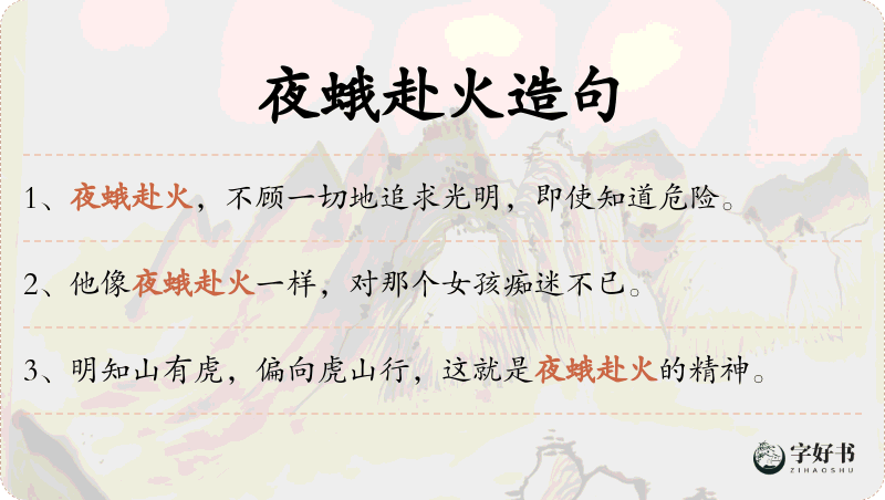 夜蛾赴火