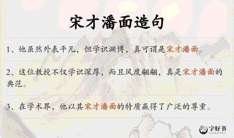 宋才潘面