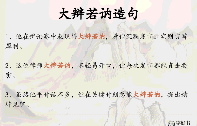 大辩若讷