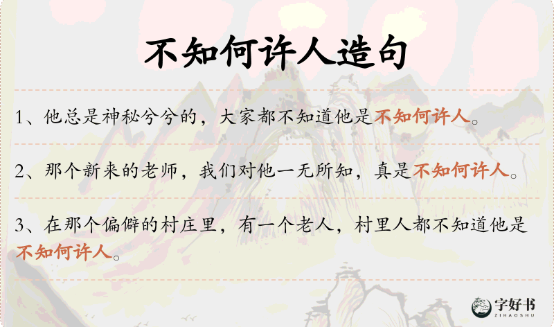 不知何许人